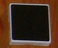 Duplo, Tile 2 x 2 with Shape Black Square Pattern