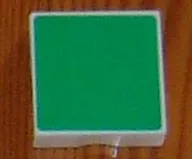 Duplo, Tile 2 x 2 with Shape Green Square Pattern