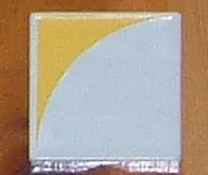 Duplo, Tile 2 x 2 with Shape Yellow Inverse Quarter Circle Pattern