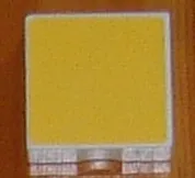 Duplo, Tile 2 x 2 with Shape Yellow Square Pattern