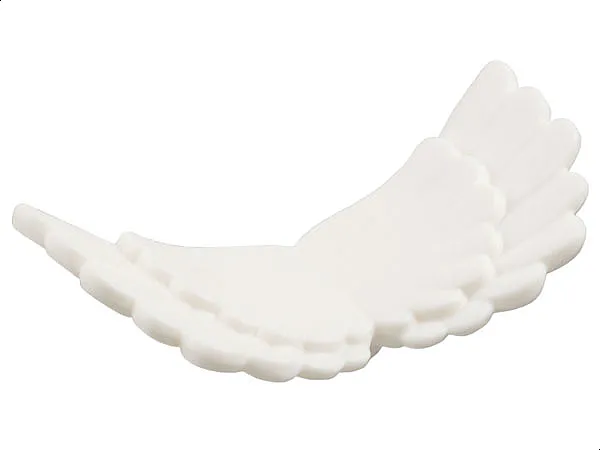 Minifigure Wings Feathered Extended with Stud Holder