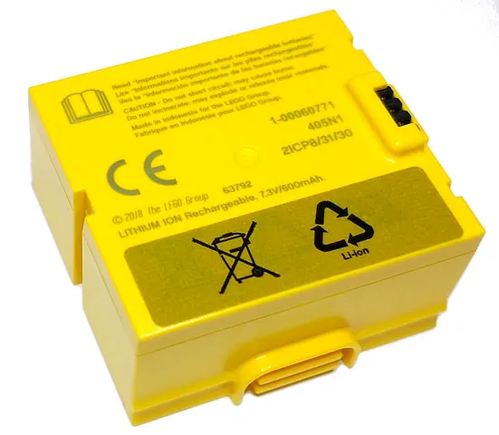 Electric Rechargeable Battery 7.3V Small - SPIKE Prime