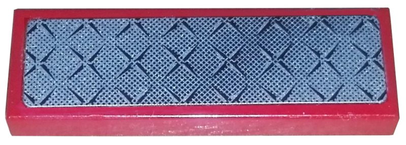 Tile 1 x 3 with Silver Tread Plate Fade Pattern (Sticker) - Set 8195