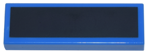 Tile 1 x 3 with Black Rectangle Pattern