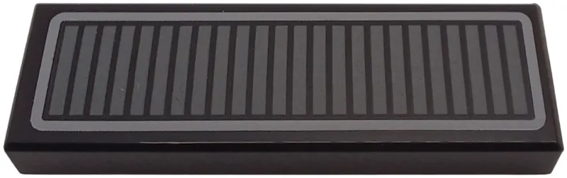 Tile 1 x 3 with Grille with Vertical Dark Bluish Gray Stripes and Light Bluish Gray Outline Pattern