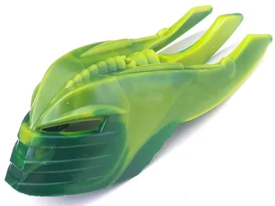 Bionicle Mask Gresh with Marbled Lime Pattern