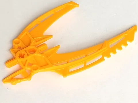 Bionicle Weapon Double Curved Blade (Mata Nui Scarab Shield Half)