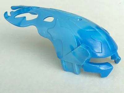 Bionicle Mask Berix with Marbled Medium Blue Pattern