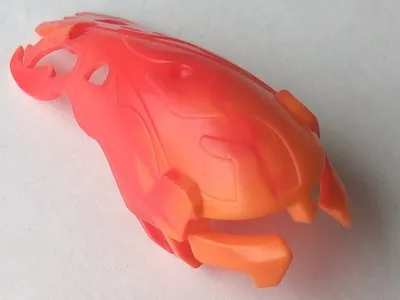 Bionicle Mask Berix with Marbled Trans-Red Pattern