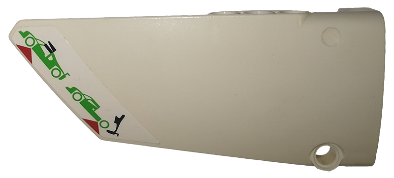 Technic, Panel Fairing #17 Large Smooth, Side A with Doors and Roof Operating Instructions Pattern (Sticker) - Set 42039