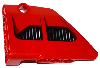 Technic, Panel Fairing #13 Large Short Smooth, Side A with 2 Air Intakes Pattern (Sticker) - Set 8070