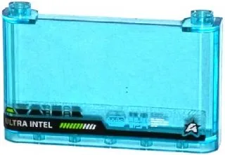 Windscreen 1 x 6 x 3 with 'ULTRA INTEL' and Ultra Agents Logo Pattern (Sticker) - Set 70173