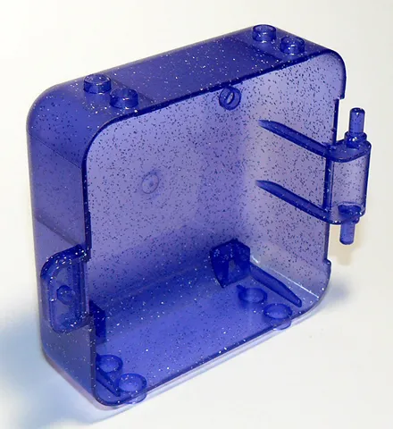 Container, Box 3 x 8 x 6 2/3 Half Front