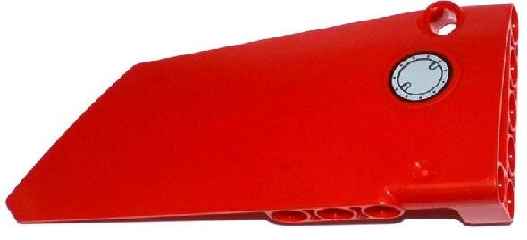 Technic, Panel Fairing #18 Large Smooth, Side B with Filler Cap Pattern (Sticker) - Set 8070