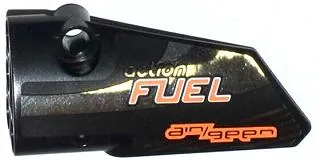 Technic, Panel Fairing # 3 Small Smooth Long, Side A with 'action FUEL', 'air/geer' and Chrome Stripes Pattern (Sticker) - Set 42026