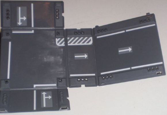 Container, Racers Fold-Out Race Track Case 34 x 44 with City Streets Pattern (Stickers) - Set 8196