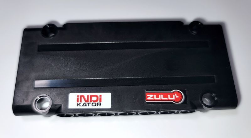 Technic, Panel Plate 5 x 11 x 1 with 'iNDi KATOR' and 'ZULU' Pattern (Stickers) - Set 42069