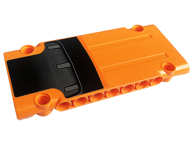 Technic, Panel Plate 5 x 11 x 1 with Black and Dark Bluish Gray Air Intake Pattern (Sticker) - Set 42126