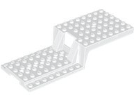 Vehicle, Trailer Base 6 x 16 x 2 2/3 with 8 Holes (Train Base Half Split-Level)