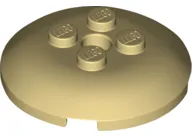 Brick, Round 4 x 4 x 2/3 Dome Top with Hole