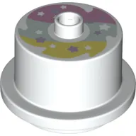 Duplo Cake with Rainbow Frosting and Stars on Top Pattern