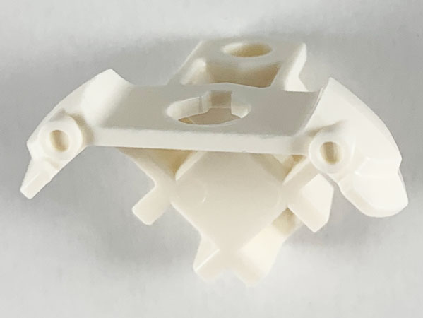 Minifigure Armor Shoulder Pads with Scabbard for 2 Katanas and Bar Hole