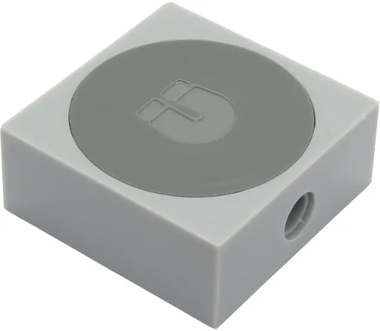 Magnet Brick 4 x 4 x 1 1/3 No Studs and 2 Pin Holes