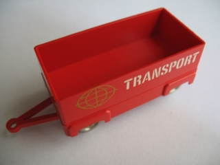 HO Scale, Mercedes Box Trailer without Gray Top