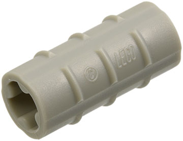 Technic, Axle Connector 2L (Ridged with + Hole + Orientation)