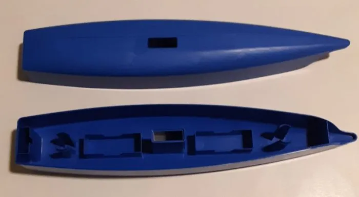 Boat, Hull Unitary 36 x 7 x 5 (Catamaran Half), Base