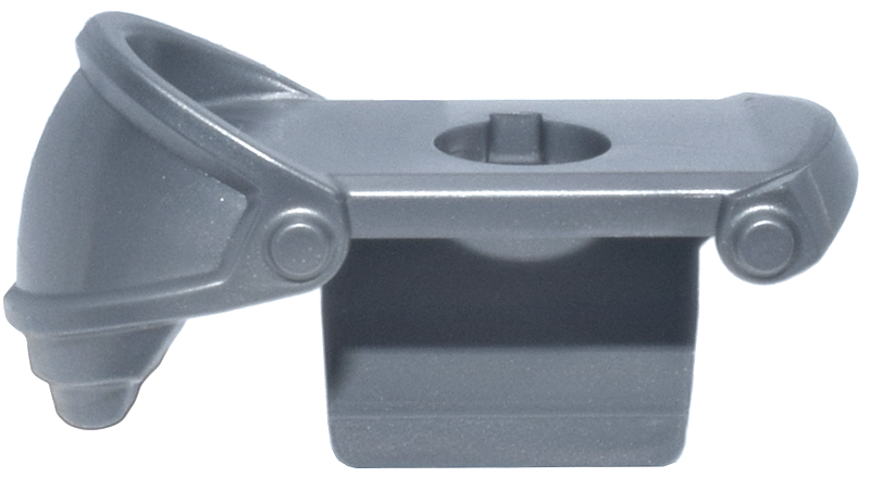 Minifigure Armor Large Round Shoulder Pad Right with Back Stud