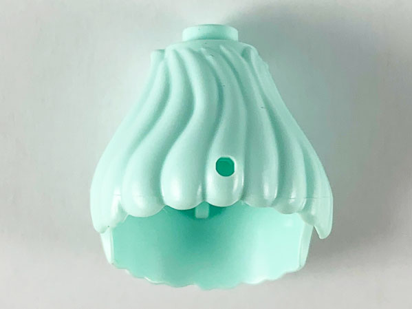 Minifigure, Hair Trolls with Tapered Top with Stud