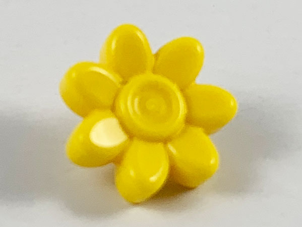 Minifigure, Utensil Trolls Flower, 7 Petals and Pin