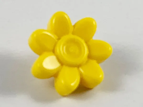 Minifigure, Utensil Trolls Flower, 7 Petals and Pin