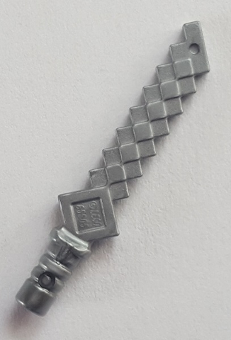 Minifigure, Weapon Dagger Pixelated (Minecraft)