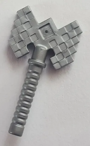 Minifigure, Weapon Axe, Double Headed, Pixelated (Minecraft)