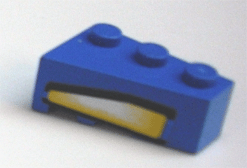 Wedge 3 x 2 Right with Yellow Headlight Pattern (Sticker) - Set 6617