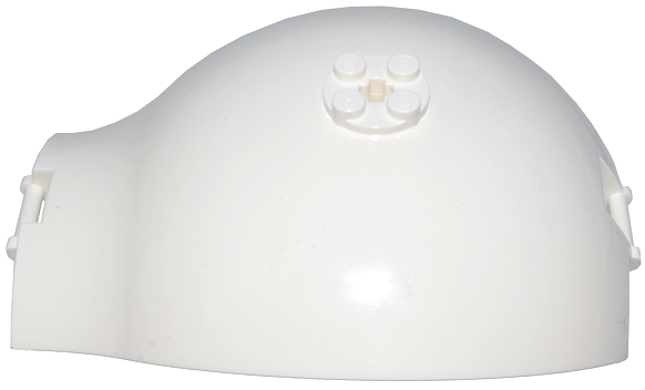 Panel 10 x 4 x 13 Curved Tapered with Bar Handle at Each End, 4 Studs On Side