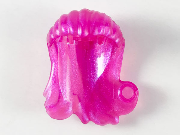 Minifigure, Hair Trolls, Long in Back with Stud