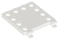 Tile, Modified 4 x 4 with Studs on Edges and 2 Open O Clips (Horizontal Grip)