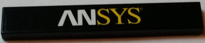Tile 1 x 6 with 'ANSYS' Pattern (Sticker) - Set 75908