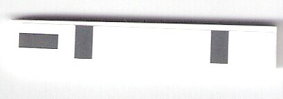 Tile 1 x 6 with Dark Bluish Gray Markings Pattern (Sticker) - Set 75876