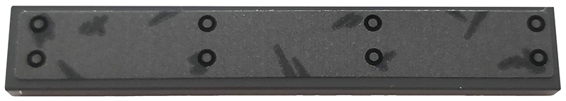 Tile 1 x 6 with Scratched Metal Bar Pattern (Sticker) - Set 76128