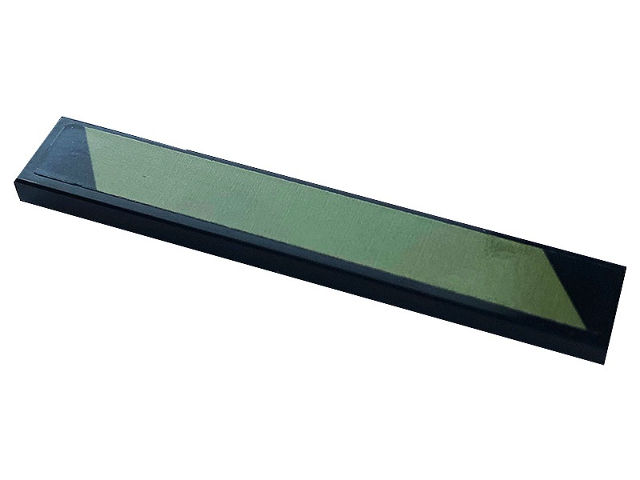 Tile 1 x 6 with Olive Green Wide Stripe Pattern Model Left Side (Sticker) - Set 42110