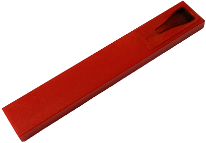 Tile 1 x 6 with Black and Dark Red Air Vent Pattern (Sticker) - Set 76934