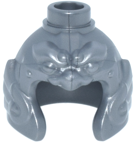 Minifigure, Headgear Helmet with Cheek Protection,  Wings, Animal Face and Stud on Top