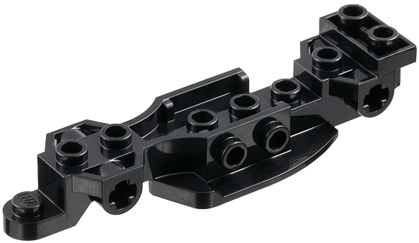 Vehicle, Base 3 x 9 x 1 1/3 Formula 1 Race Car Base with Axle Holes