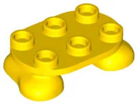 Legs with Plate Round 2 x 3 - 2 Feet