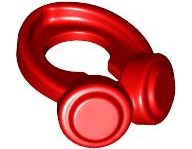 Minifigure Headphones Around Neck