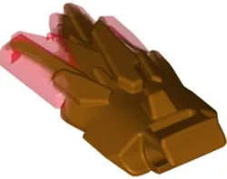 Energy Burst with Wide Clip with Marbled Trans-Red Pattern